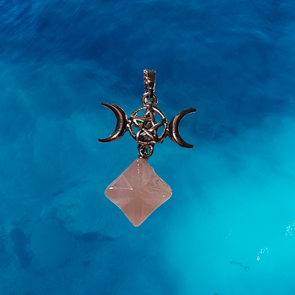 Merkabah Star Stone Chain  Pendulum